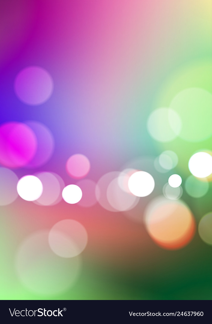 Abstract colors background with bokeh light Vector Image Abstract colors background with bokeh light