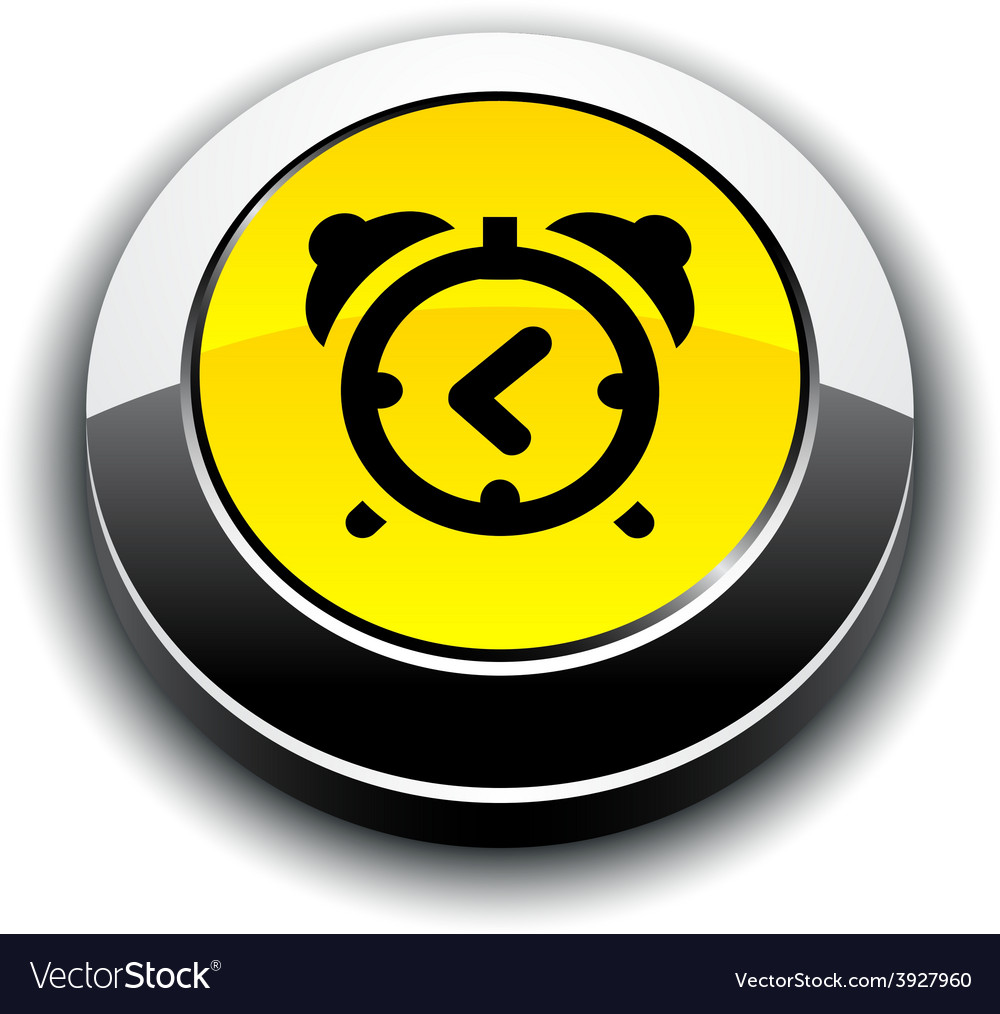Alarm-clock 3d round button