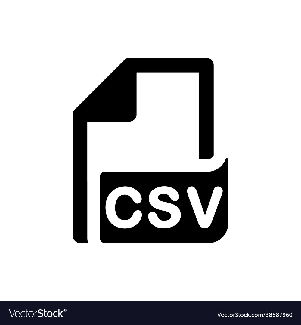 Csv file icon