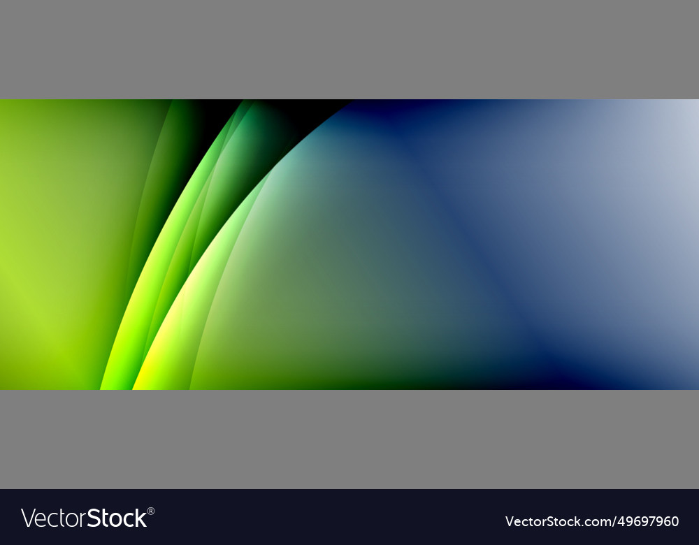 Dynamic flowing waves on gradient color background