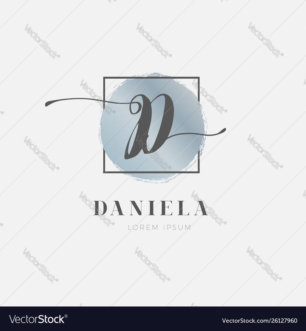 Elegant Initial D Logo - Monogram Style
