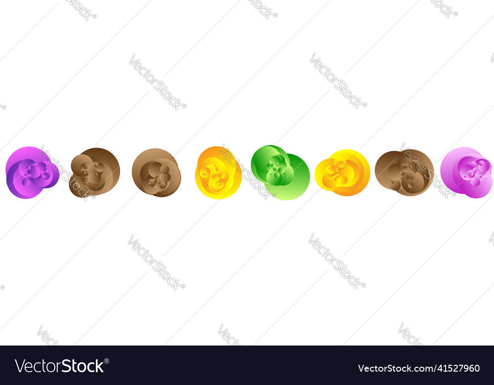 Geometric circle design shape with random shaded Vector Image Geometric circle design shape with random shaded