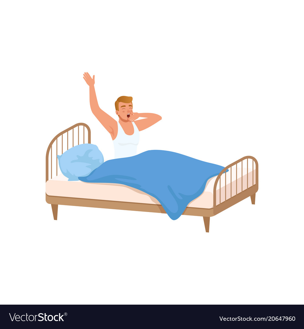 Man Waking Up - Morning Routine
