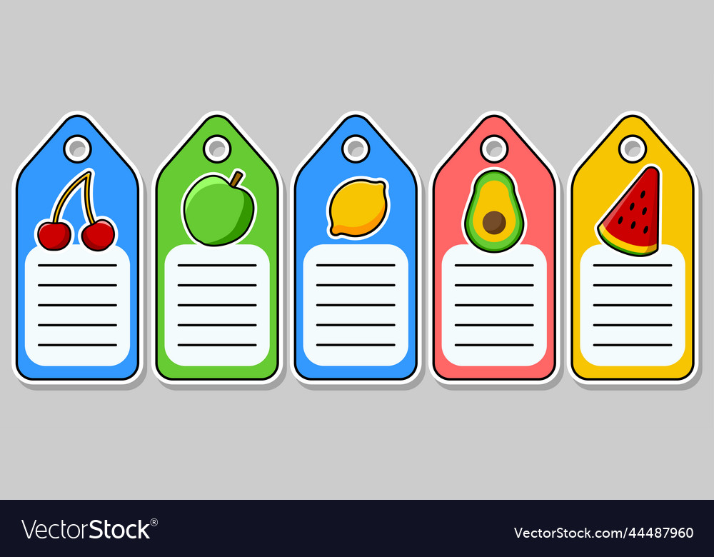 Notebook label set note stickers