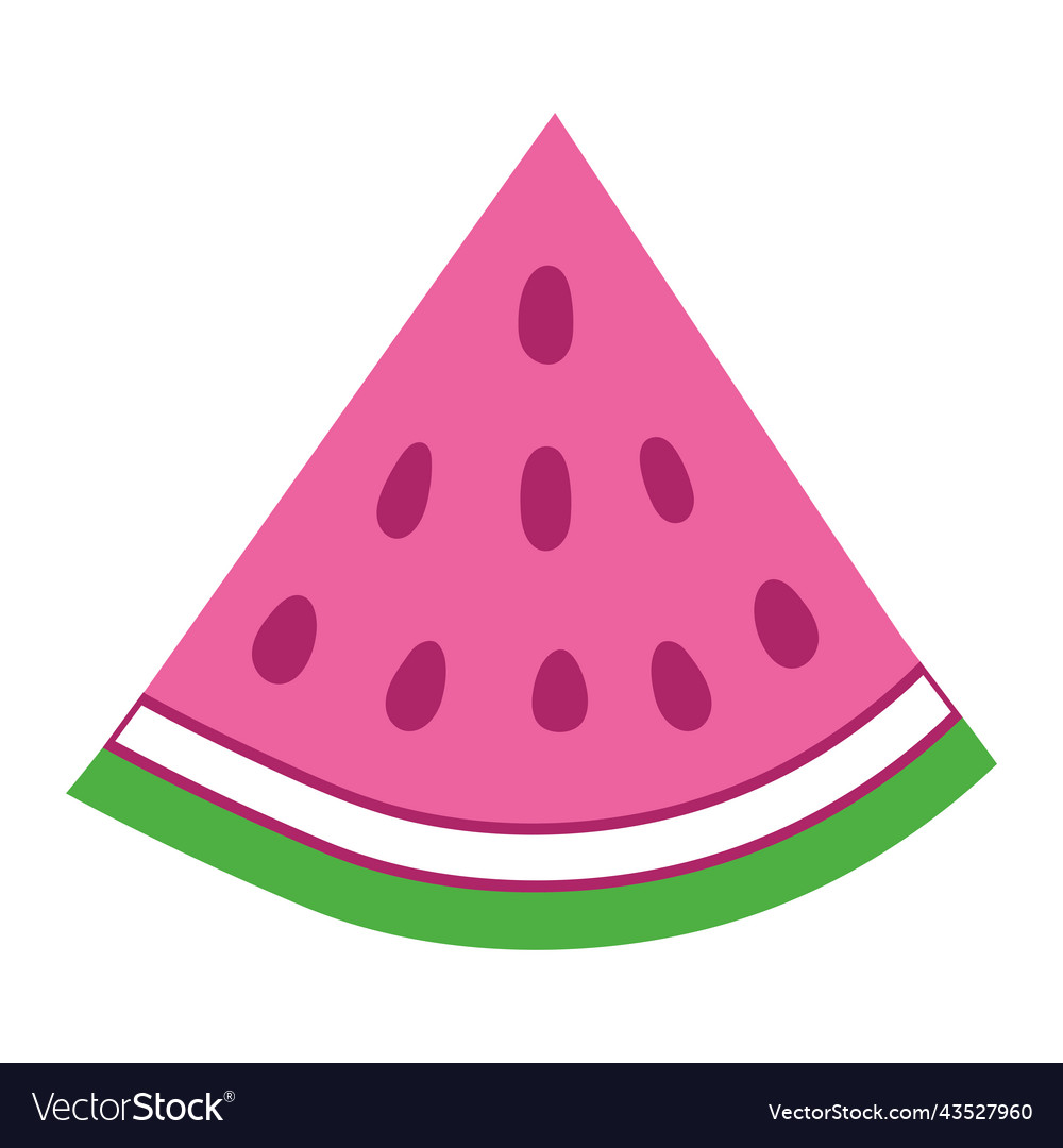 Pink watermelon design Royalty Free Vector Image