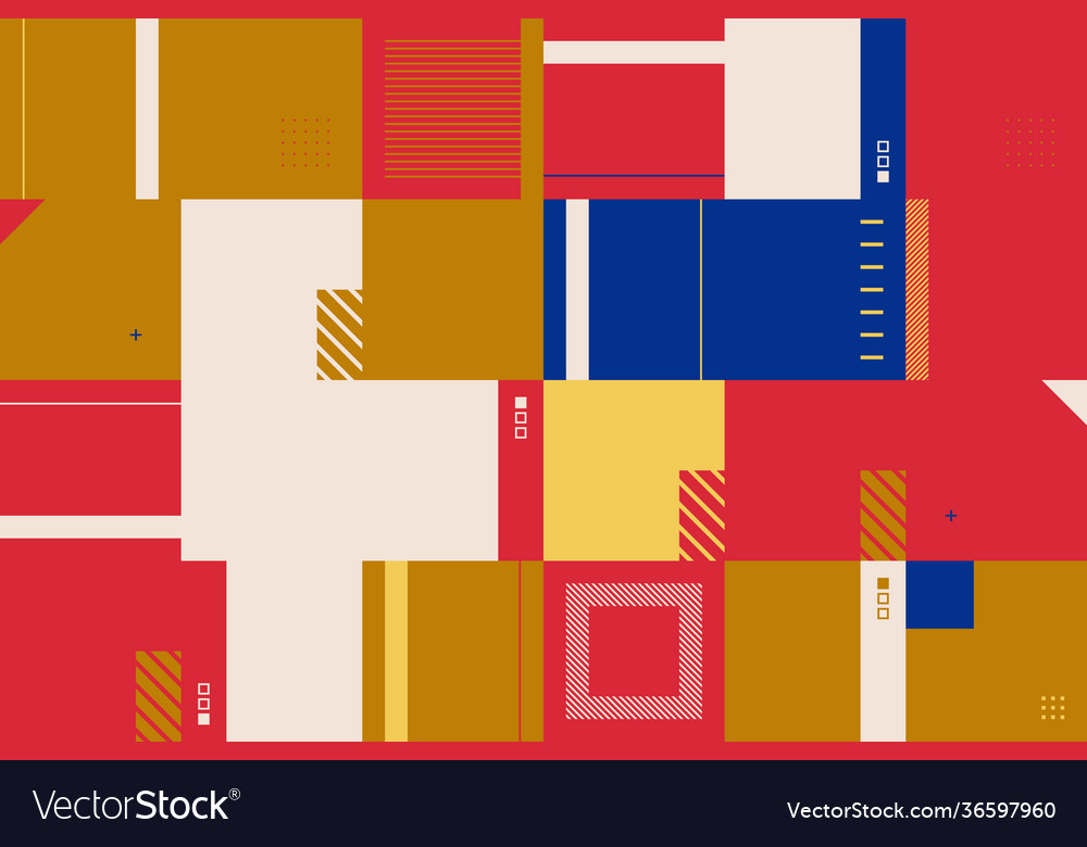 Techno abstract pattern design vector image Techno abstract pattern design