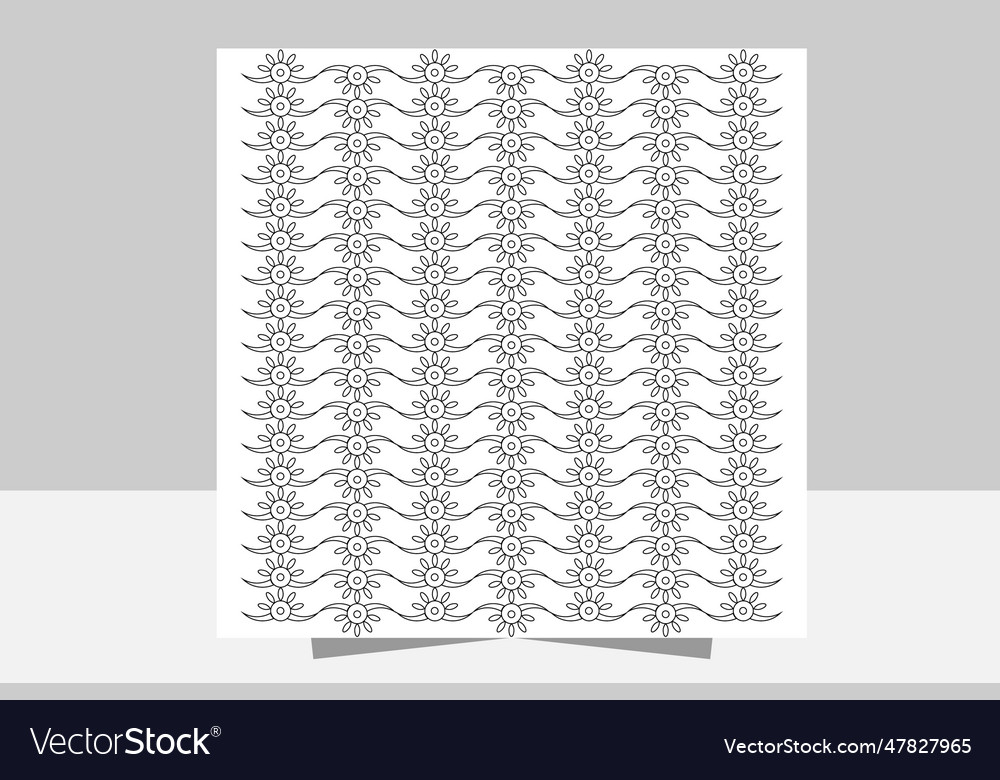 Abstract pattern template design