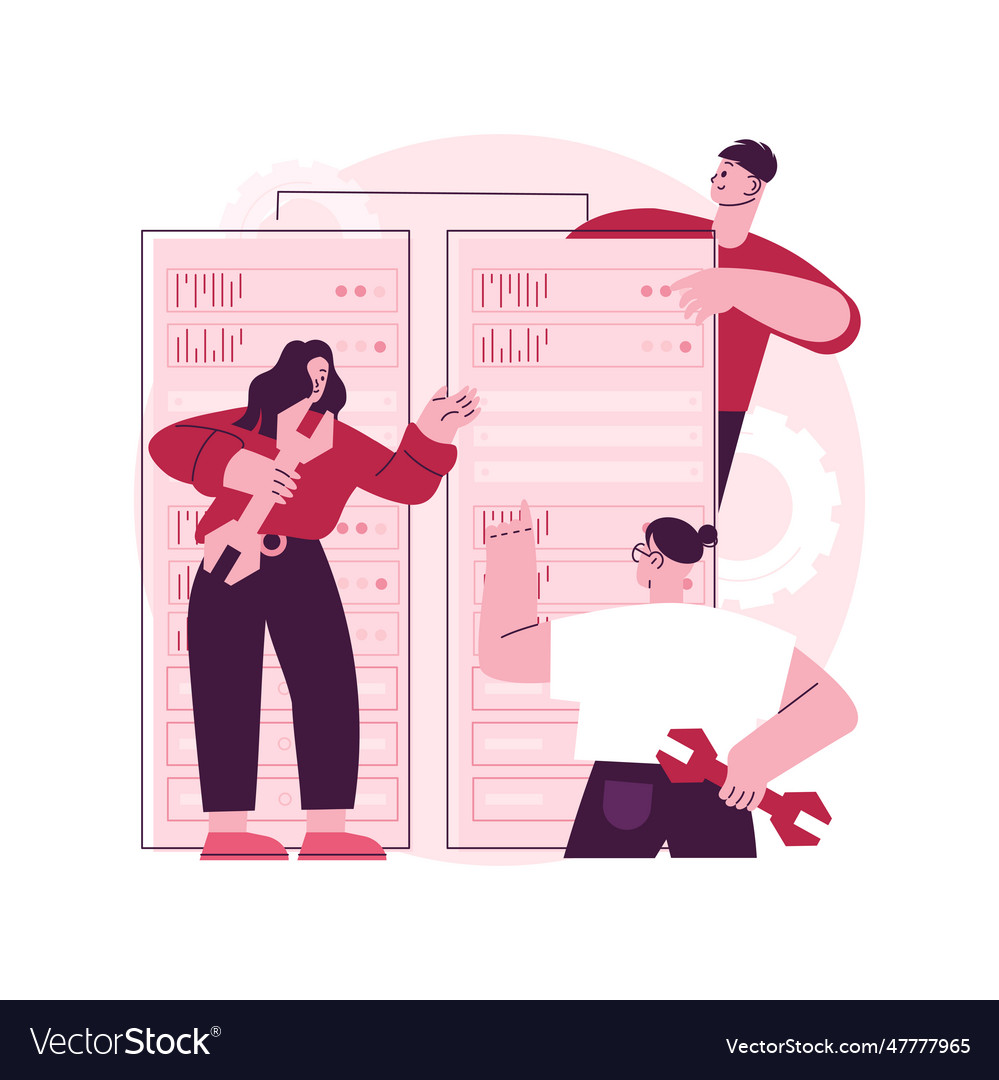 Big data engineering abstract concept vector image Big data engineering abstract concept