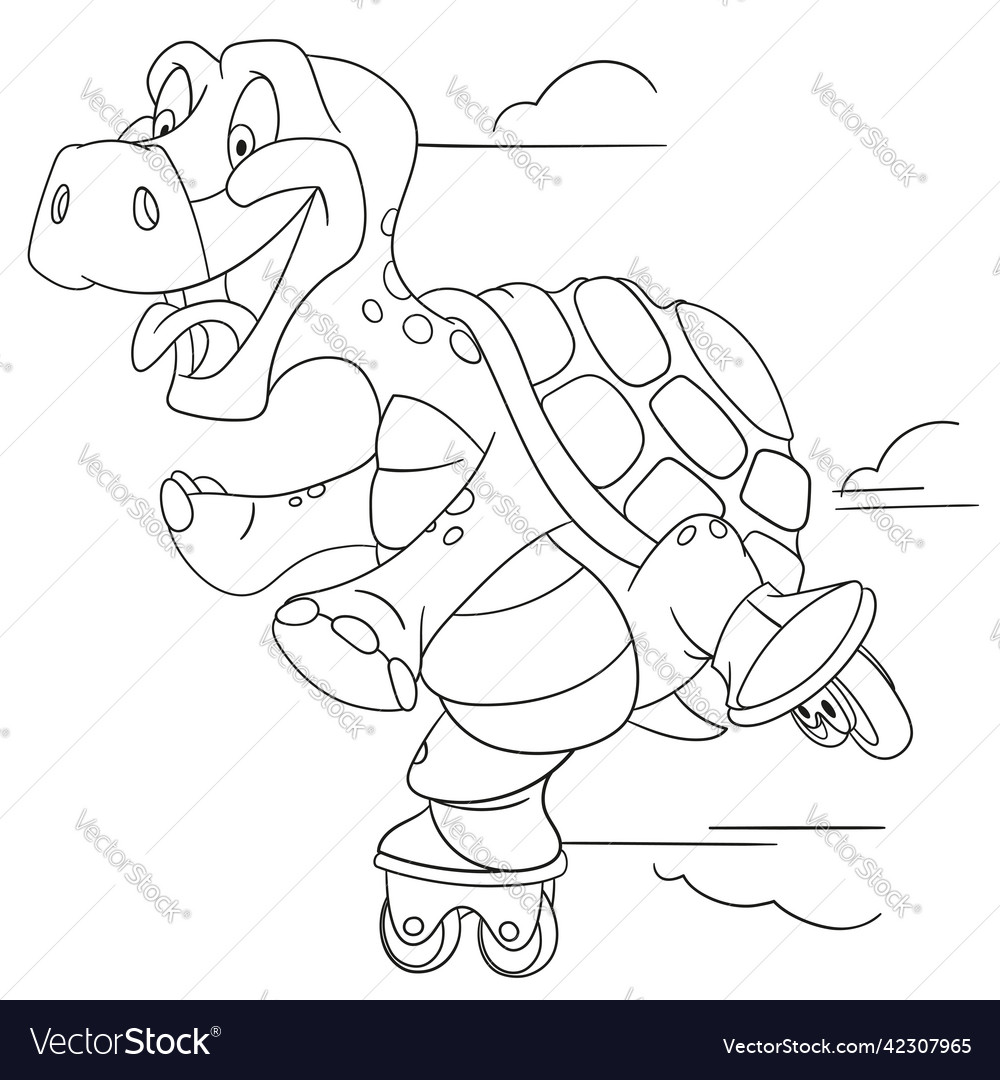 Cute cartoon turtle