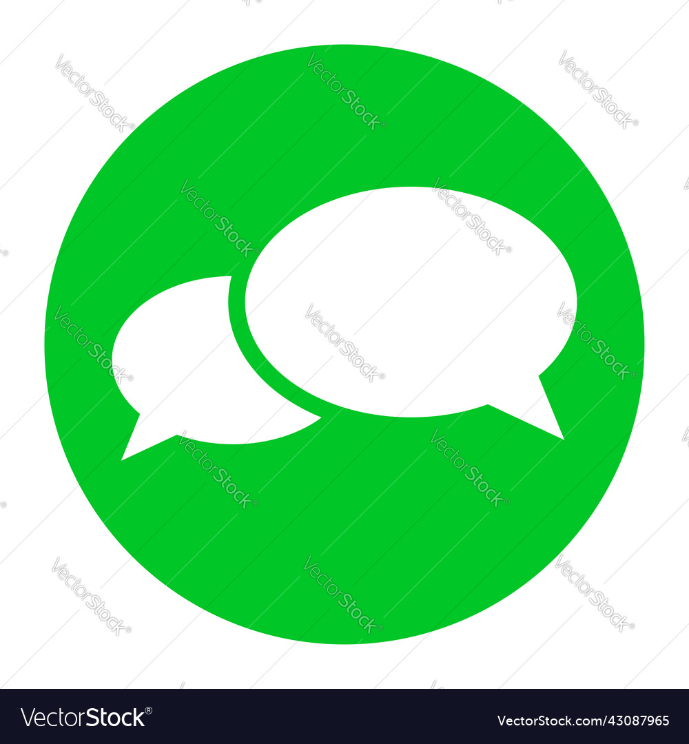 Speech talk bubble suitable for communication vector image Speech talk bubble suitable for communication