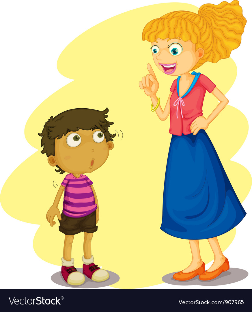 Teach me Royalty Free Vector Image VectorStock