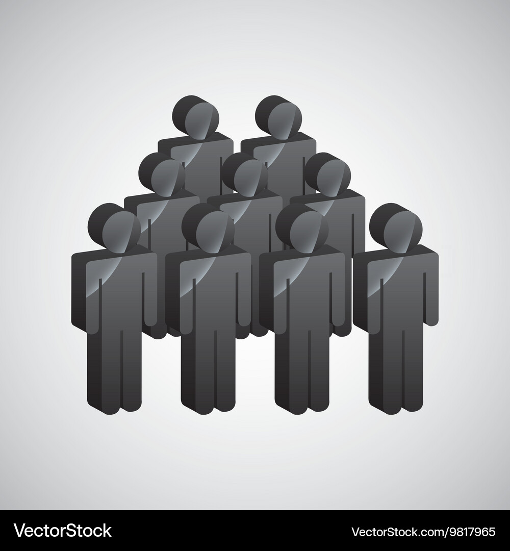 Teamwork concept design Royalty Free Vector Image