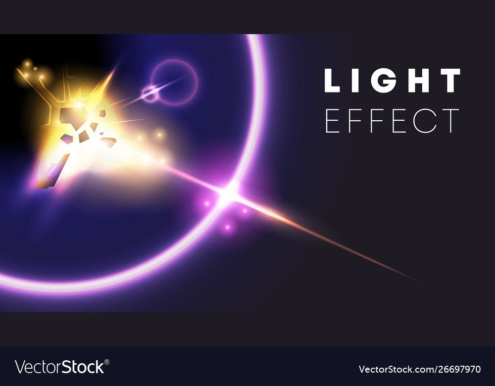 Light effect background Royalty Free Vector Image