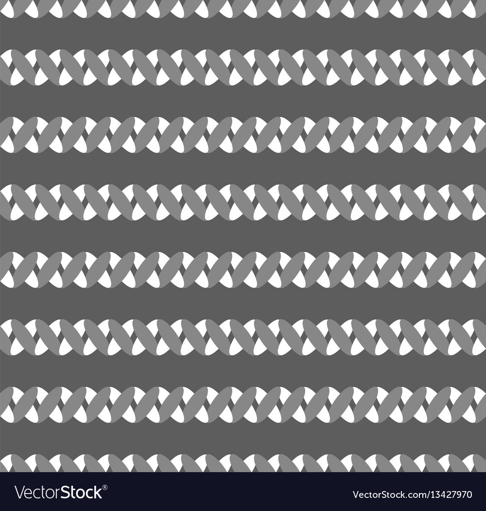 Seamless pattern with geometric shapes and symbol