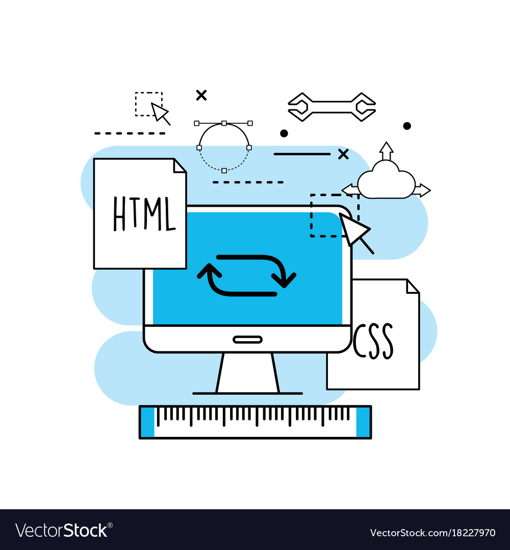 System-Programmiertechnik mit Website-Code