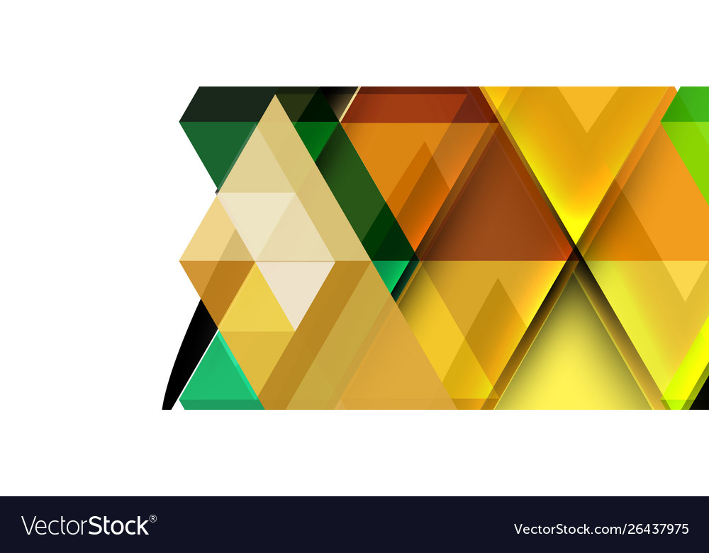 Abstract triangle pattern colorful backdrop