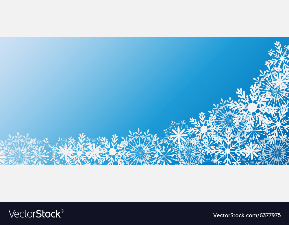 Background with snowflakes