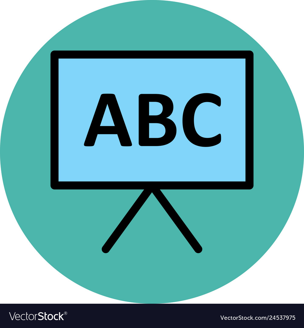 Blackboard icon Royalty Free Vector Image - VectorStock