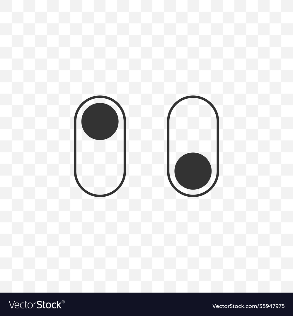 Dark mode icon app interface design concept Vector Image Dark mode icon app interface design concept