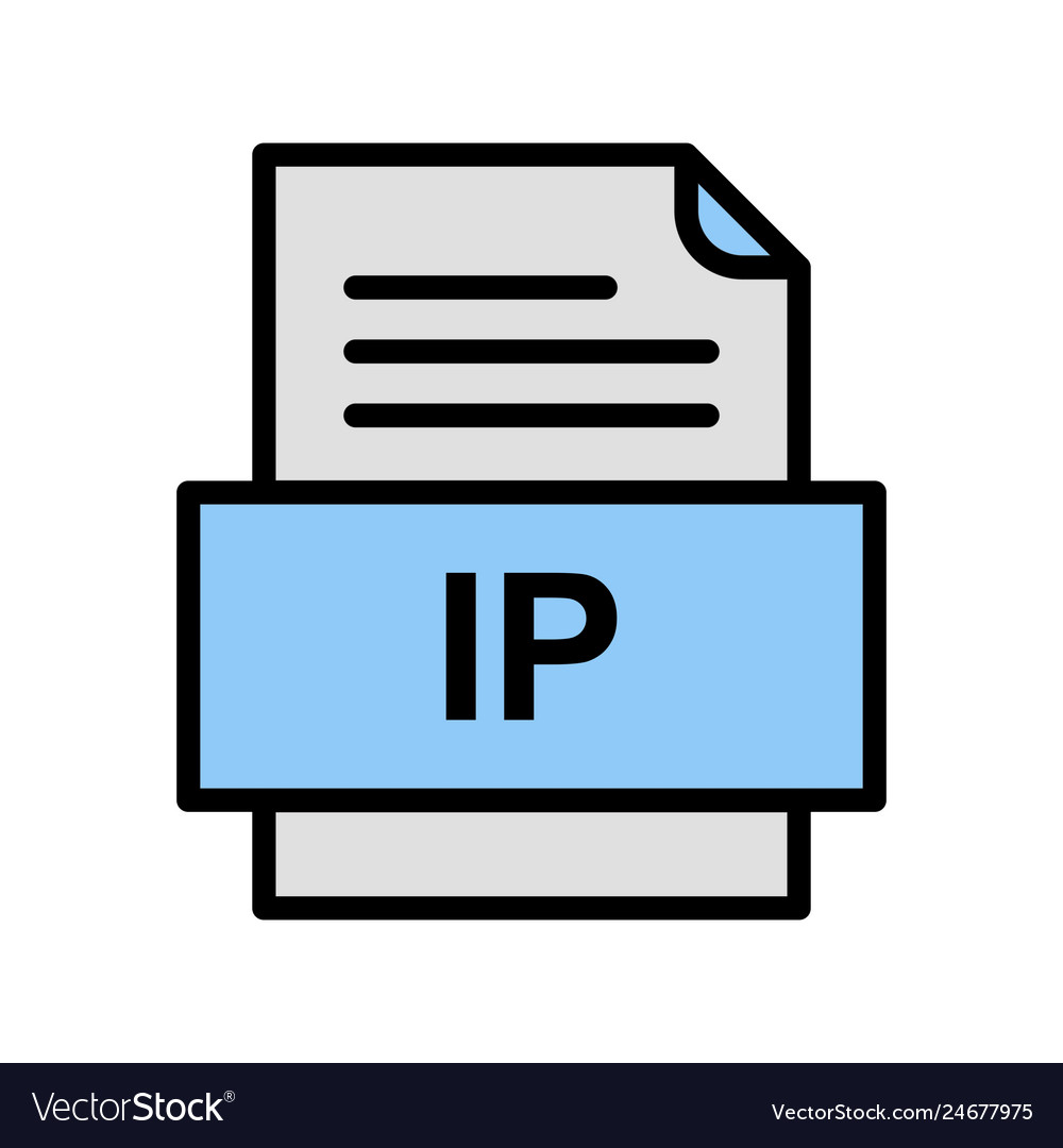 Ip file document icon