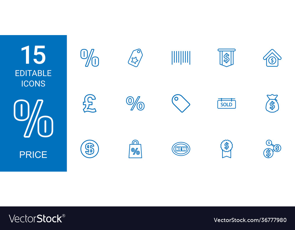 15 price icons