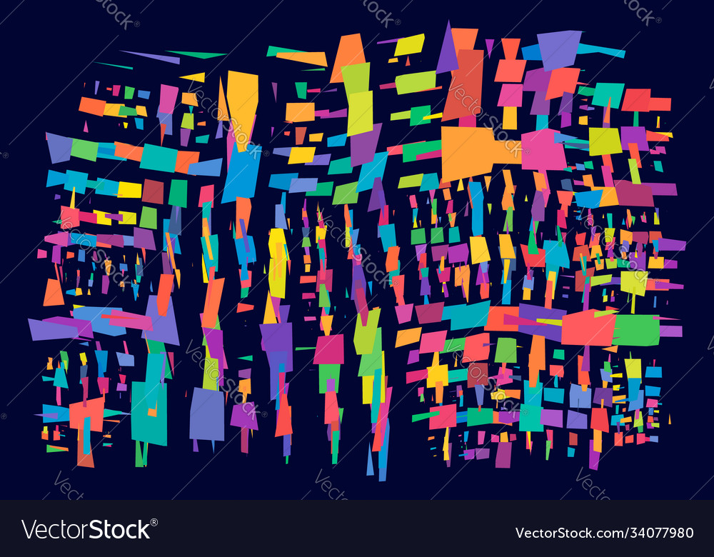 Abstract art - random geometry shapes generative vector image Abstract art - random geometry shapes generative