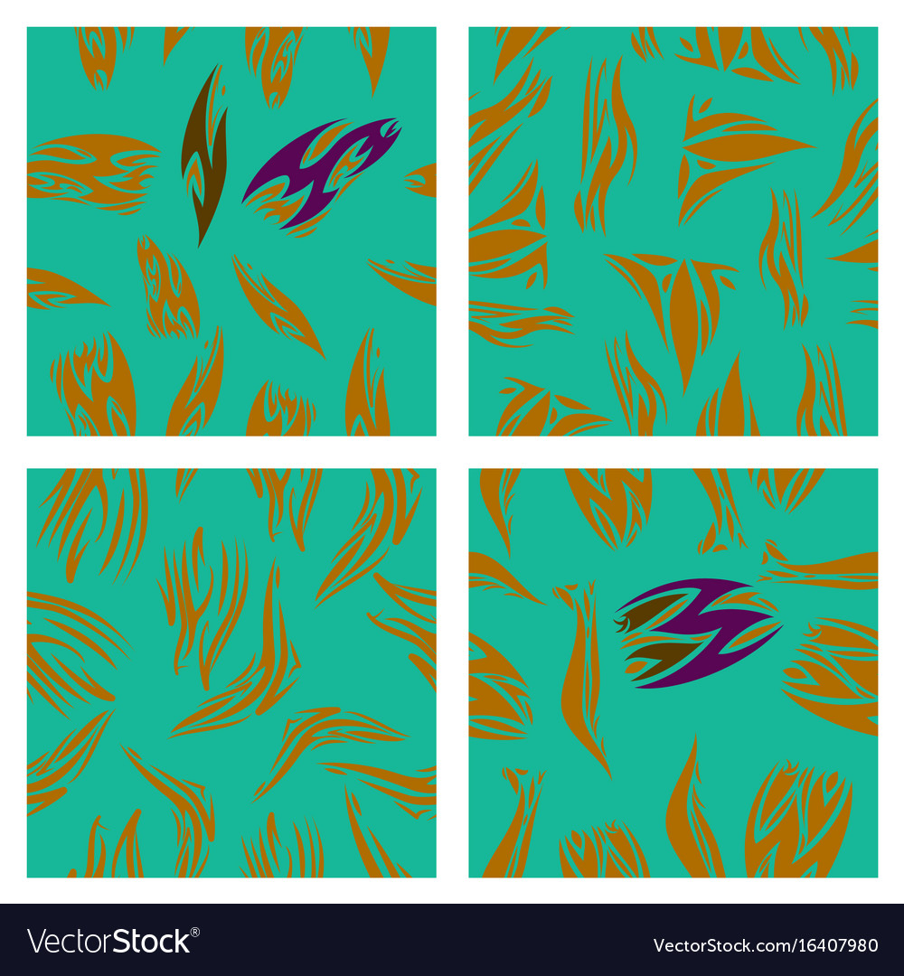 Assembly of patterns in striped style