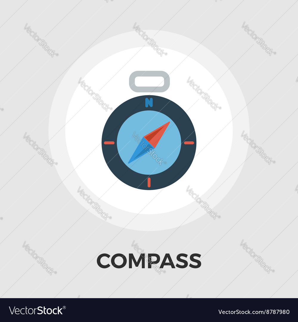 Compass flat icon