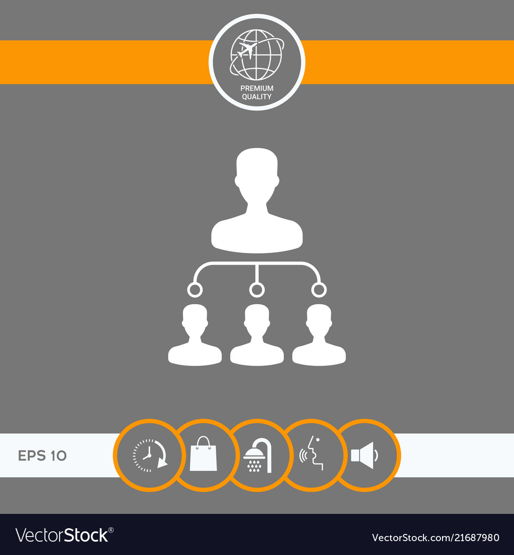 Hierarchy icon symbol