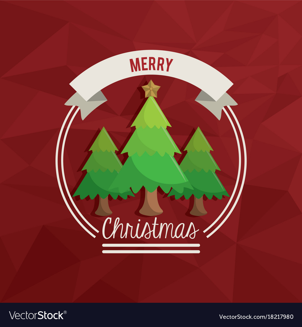 Merry christmas card design Royalty Free Vector Image