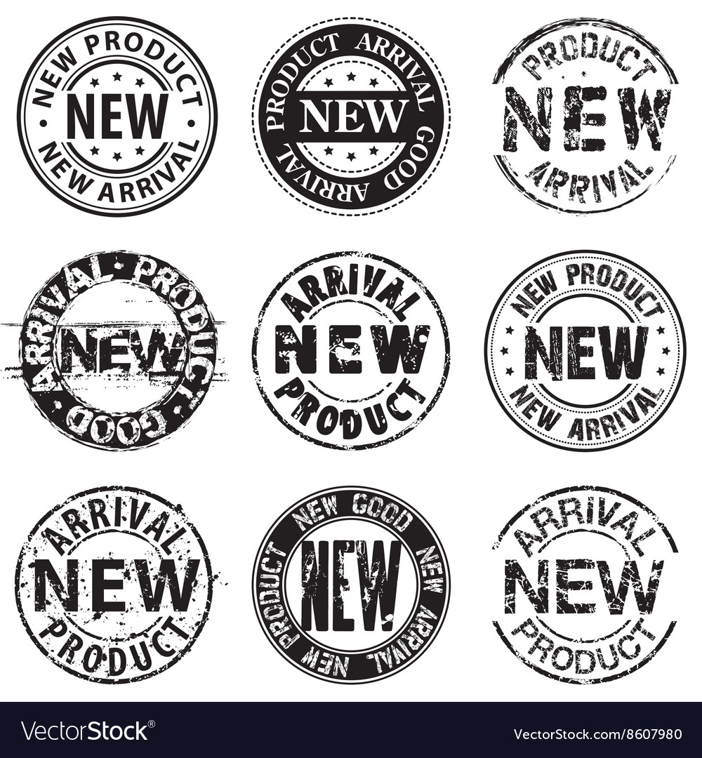 New Arrival Stamps & Badges
