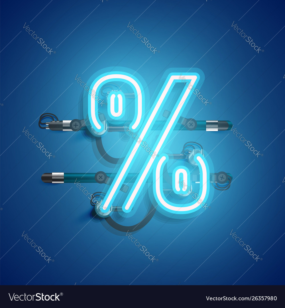Realistic neon character with wires and console Vector Image Realistic neon character with wires and console