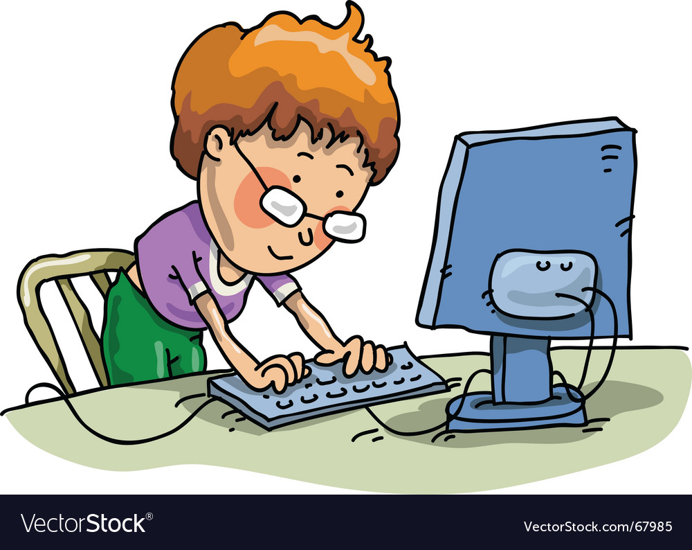 Child Using Computer