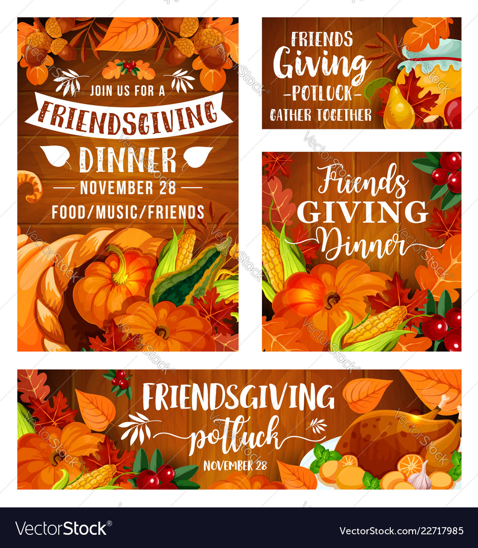 friendsgiving potluck dinner thanksgiving