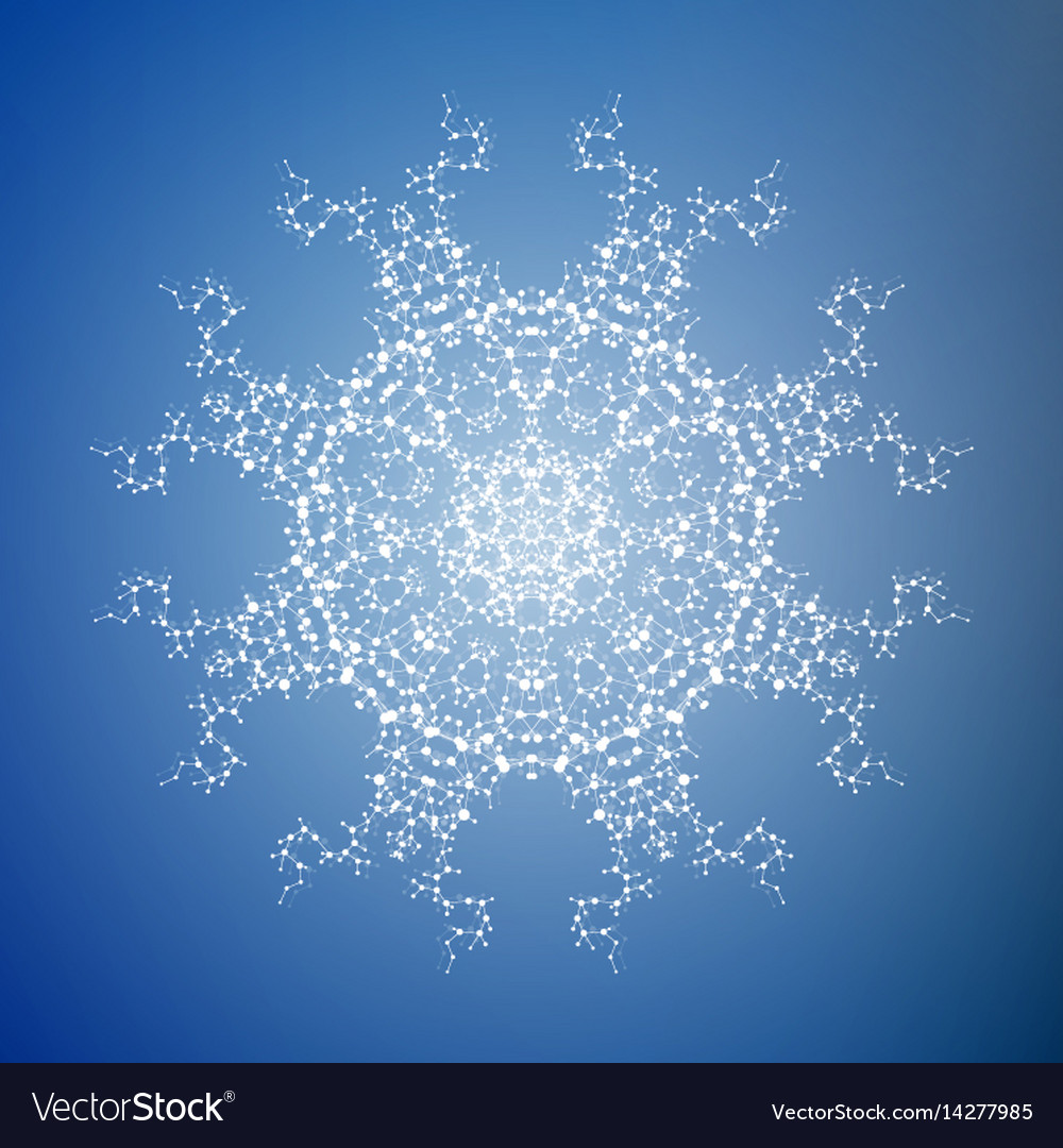 Geometric abstract background with connected line