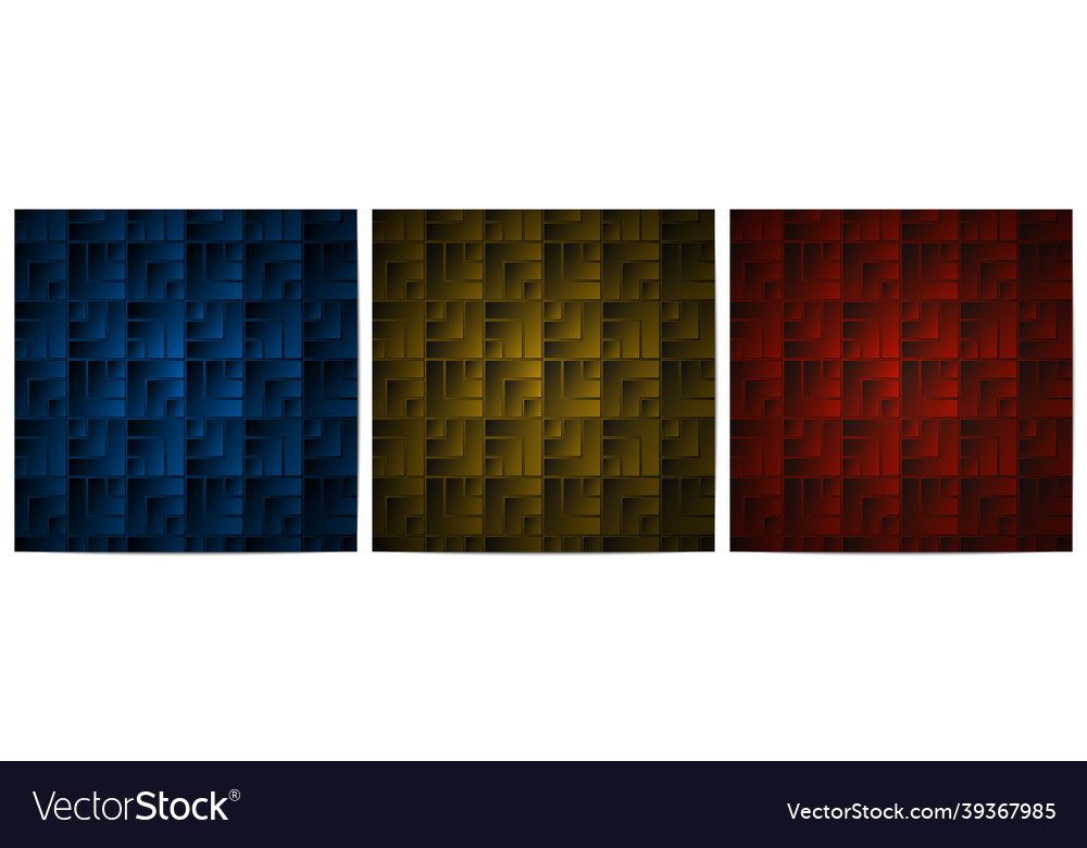 Geometric Square Pattern