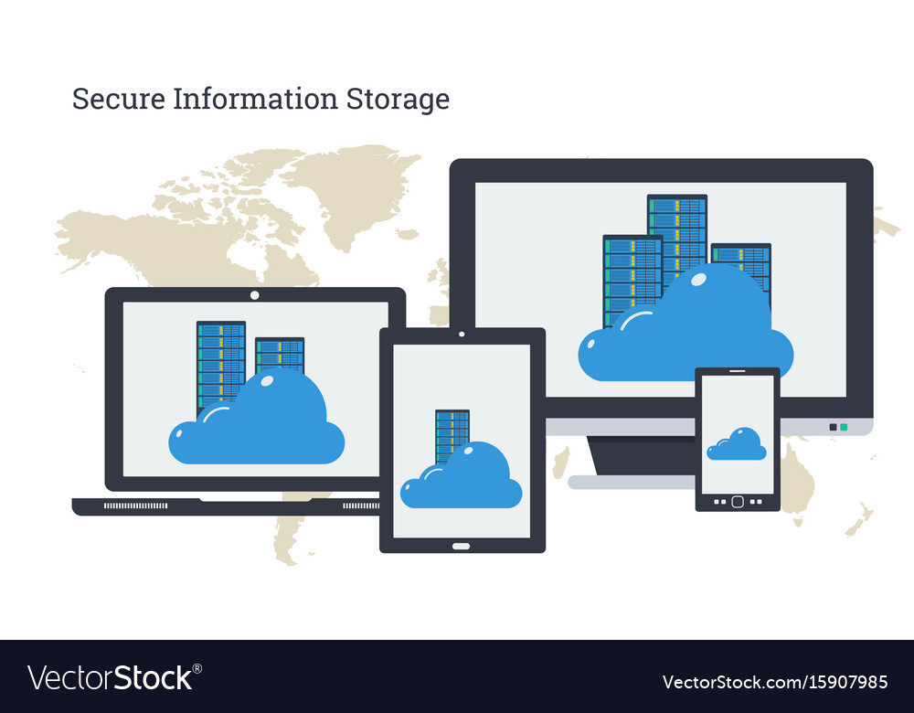 Long banner - secure information storage