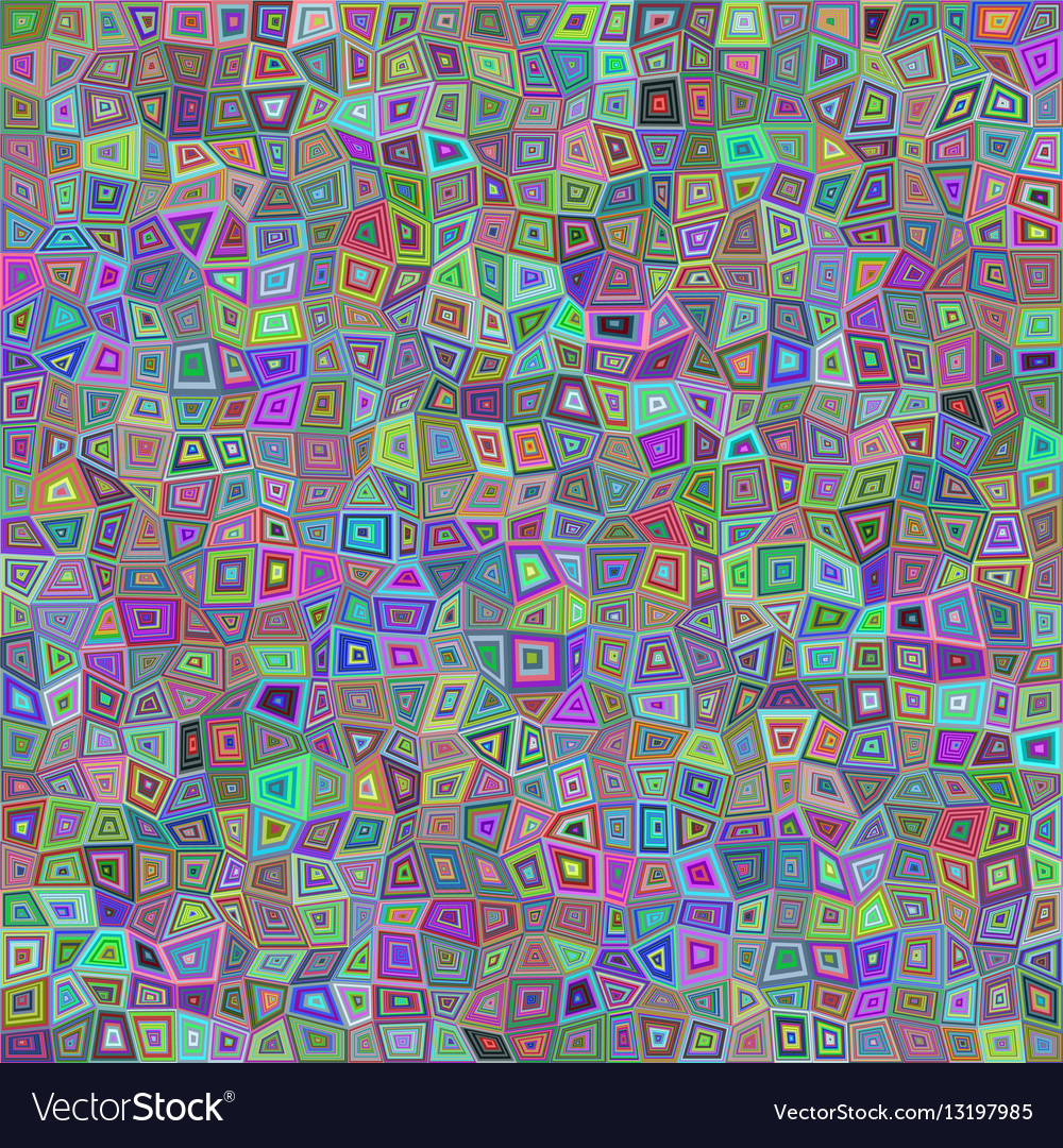 Multicolored rectangle tile mosaic background