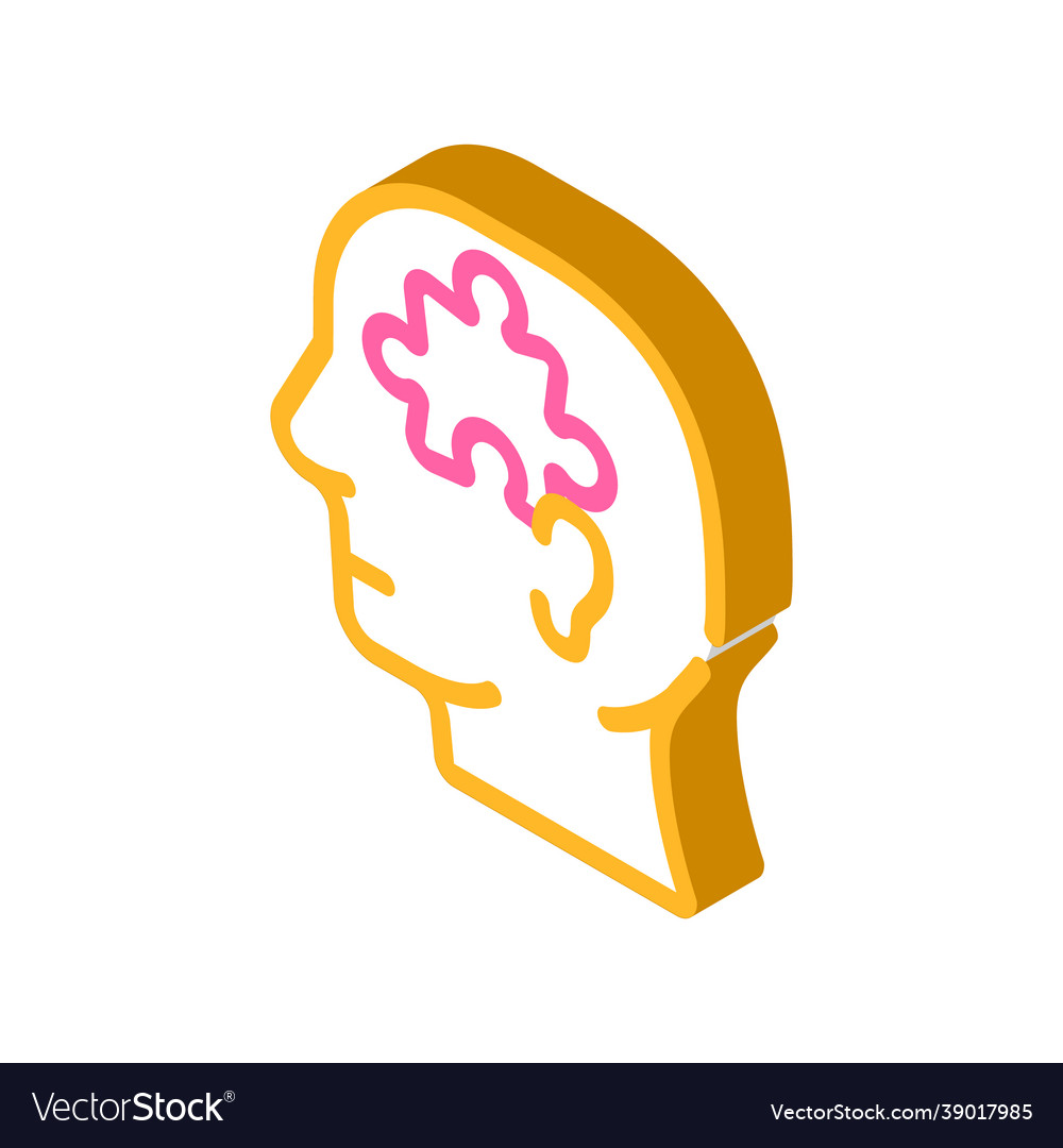 Puzzle employee problem and task isometric icon Vector Image Puzzle employee problem and task isometric icon