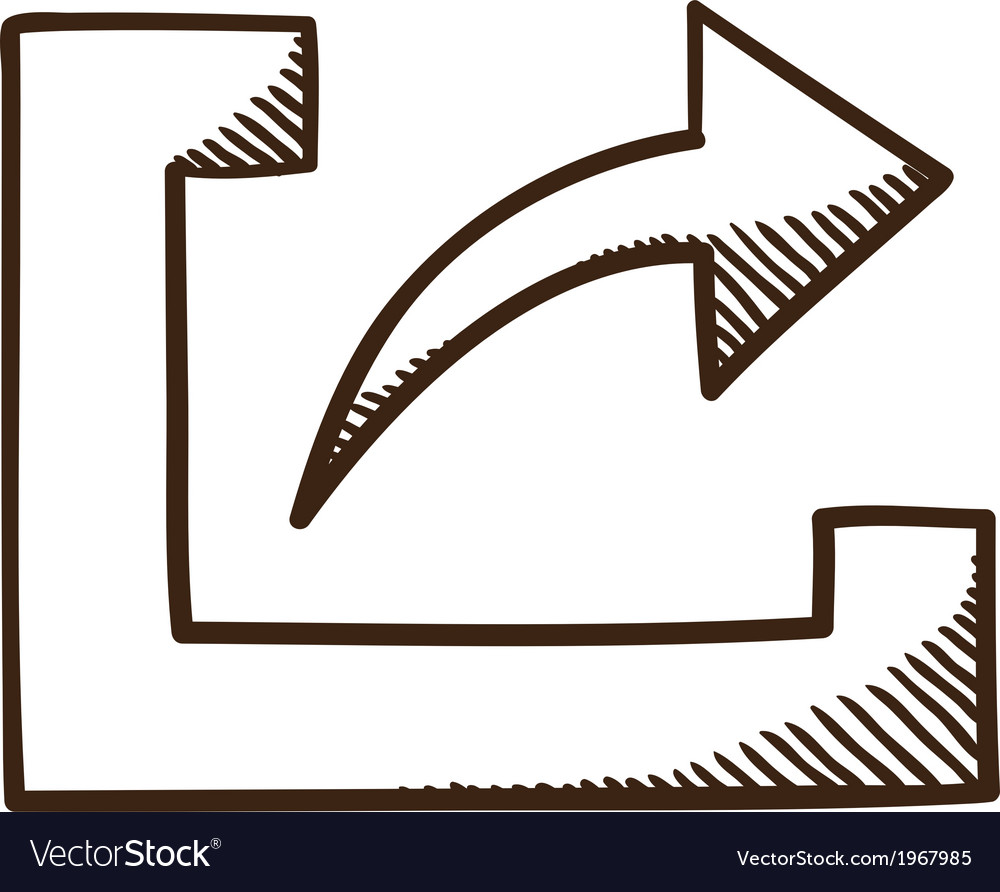 Upload Share Icon with Arrow