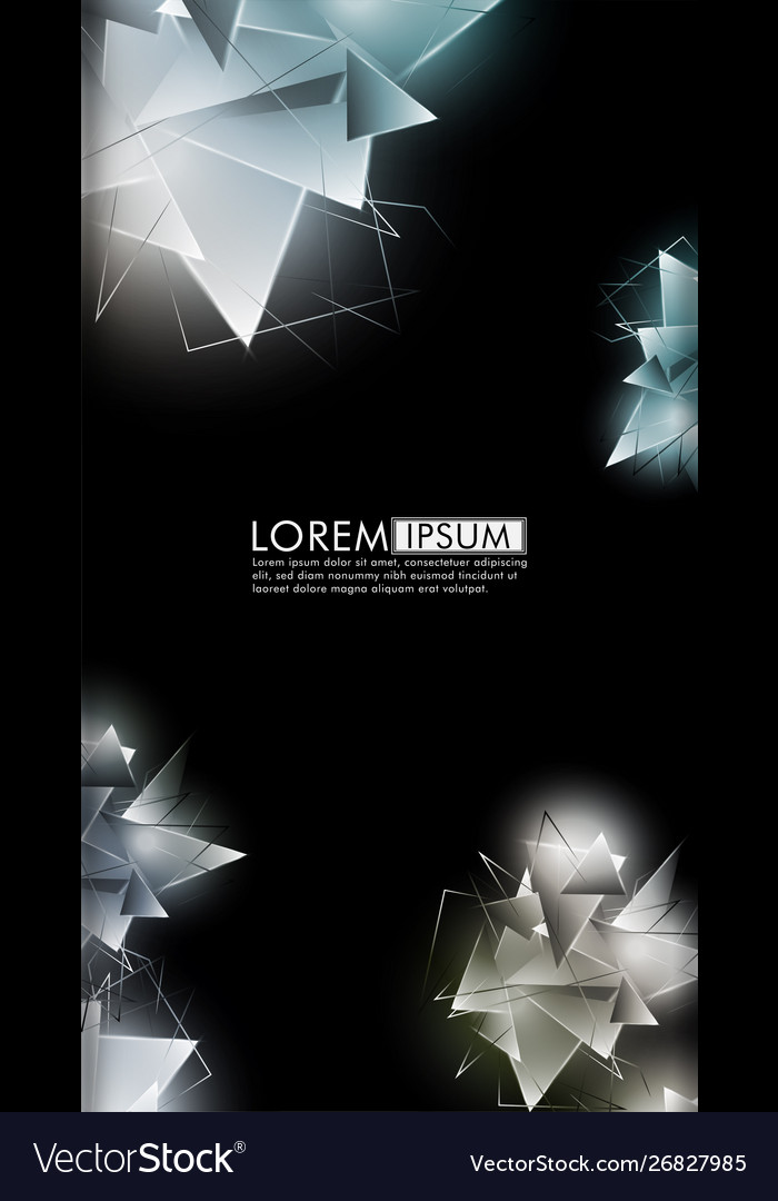 Vertical triangle background abstract composition