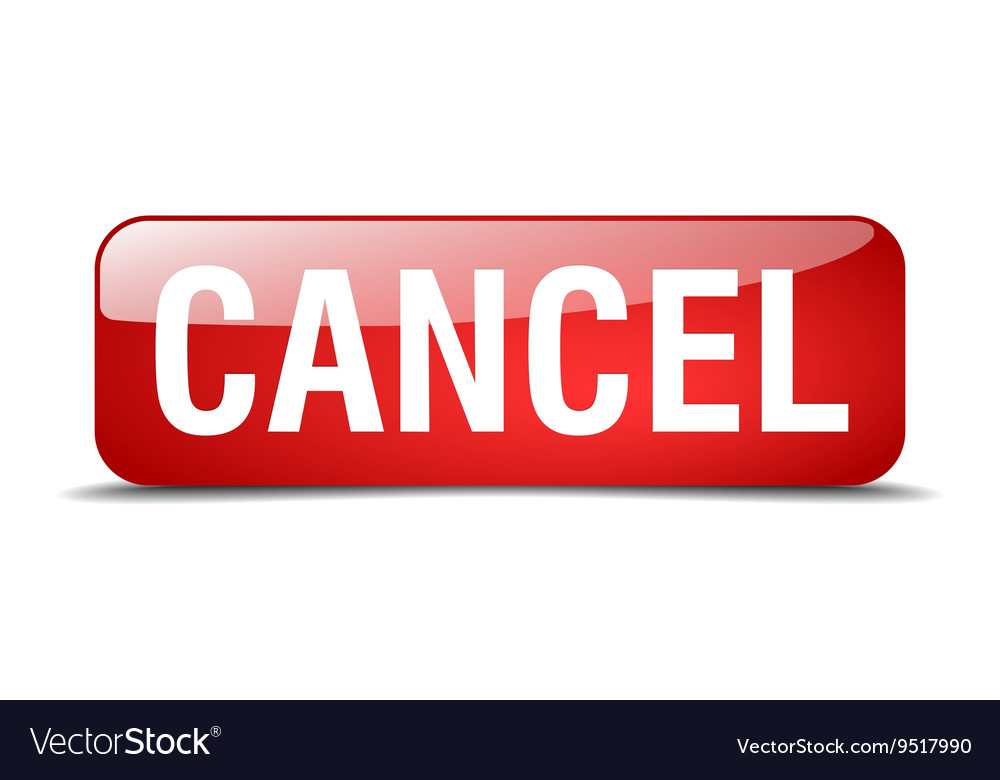Red Cancel Button