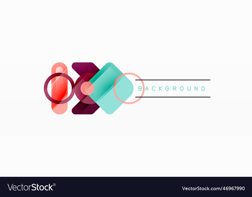 Colorful geometric abstract background minimal