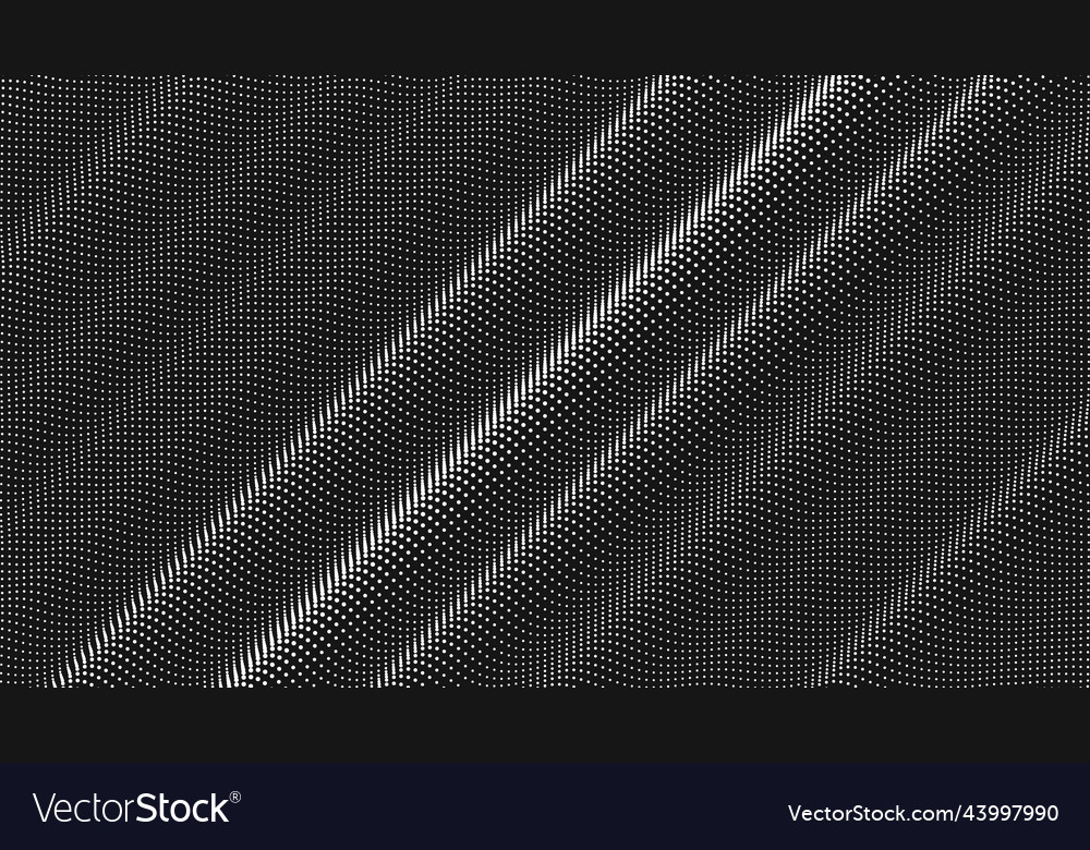Diagonal Dot Wave Texture