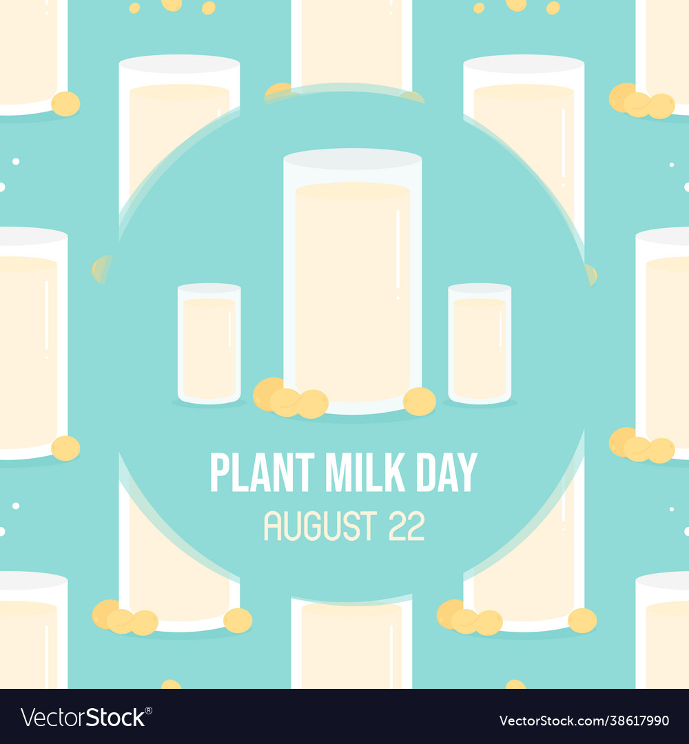 International plant milk day card