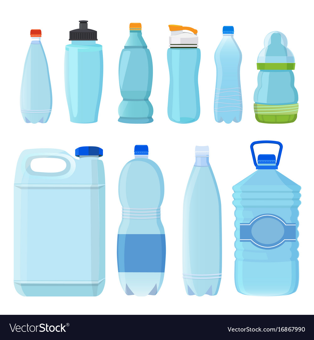 plastic bottles for water