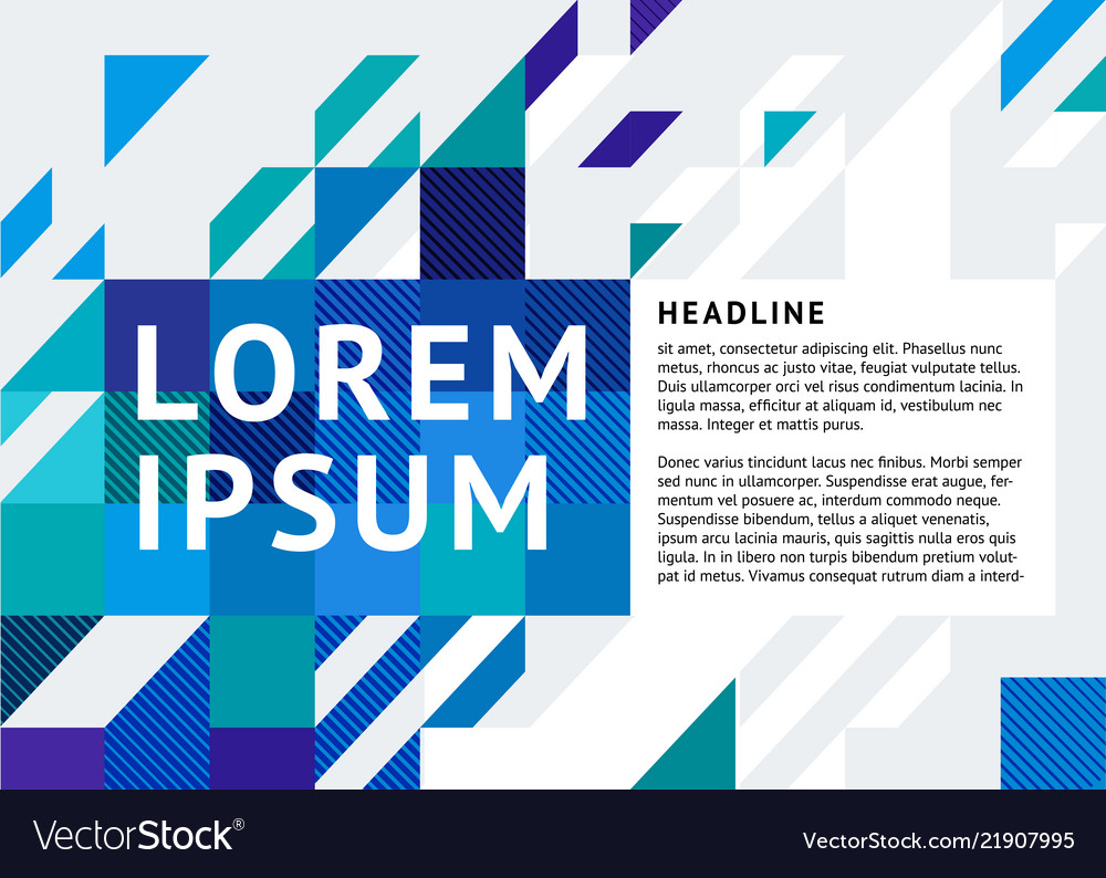 Booklet cover template Royalty Free Vector Image