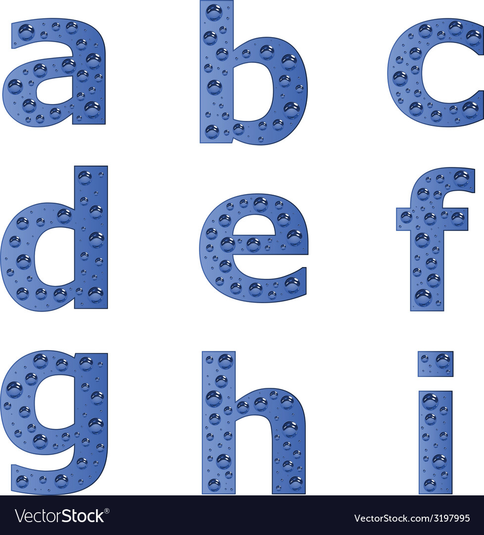 Bubble alphabet - part 1