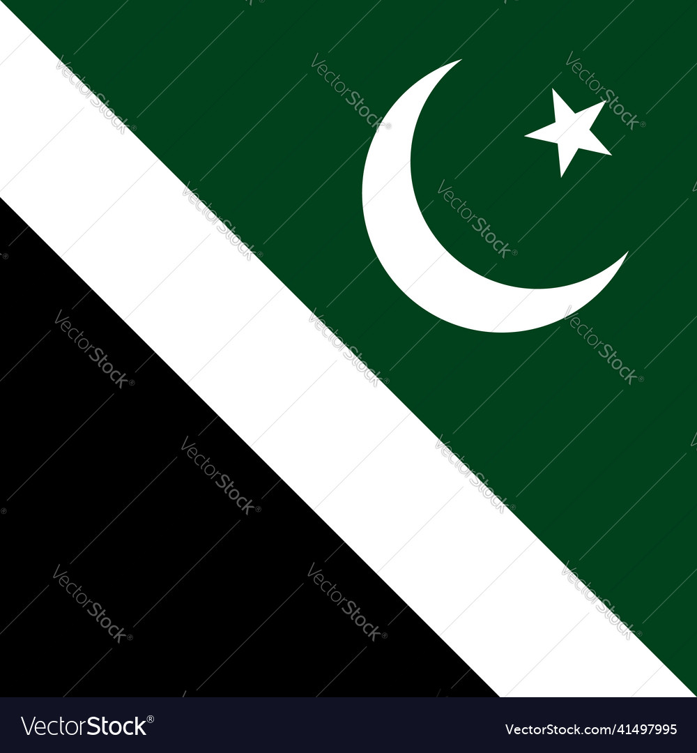 Flagge von islamabad ist die Hauptstadt pakistan