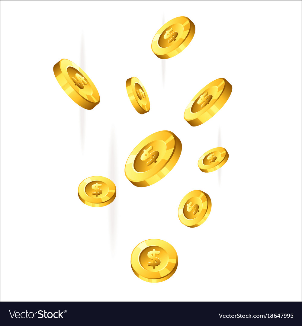Golden Coins Falling